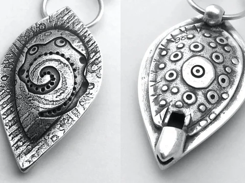 Metal Clay Whistle Pendant with Donna Penoyer