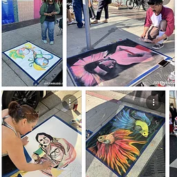 Sidewalk Chalk Art Contest