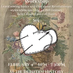 Revolutionary Stitches: Heart-Shaped Pincushions Workshop
