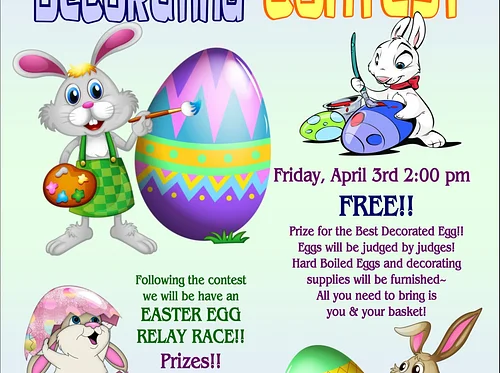 EASTER EGG DECORATING CONTEST
