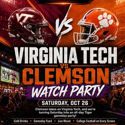 VA Tech vs Clemson Watch Party