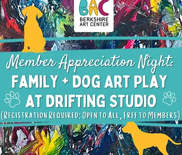 Member Appreciation Night: Family + Dog Art Play at Drifting Studio