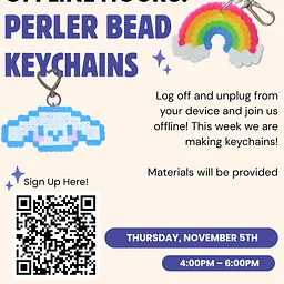 Offline Hours: Perler Bead Keychains