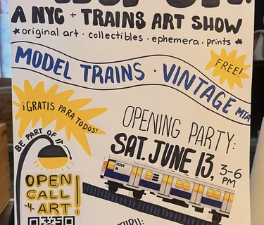 HOP ON! An Art & Train Show Dedicated to the best city. NYC. (Model trains, authentic collectibles, Original Art) - Free For all!