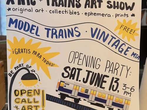 HOP ON! An Art & Train Show Dedicated to the best city. NYC. (Model trains, authentic collectibles, Original Art) - Free For all!