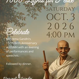 1000 Lights for Peace Celebration