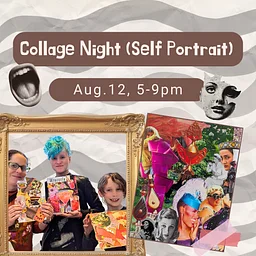 Collage Night (Self-Portrait)