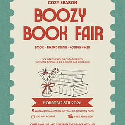 Holiday Boozy Book Fair @Wayland Brewing Co.