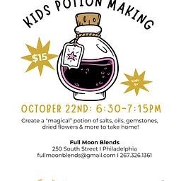 Kids Potion Making Class at Full Moon Blends