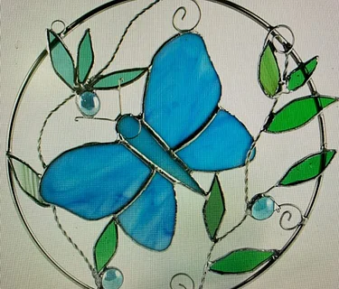 Stained Glass: “Openwork Butterfly”