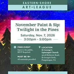 Paint & Sip: Twilight in the Pines