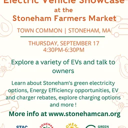 EV Showcase at the Stoneham Farmers Market