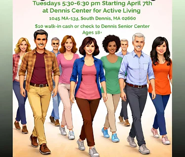 Evening Beginner Line Dancing Classes – Tuesdays at Dennis Center for Active Living!