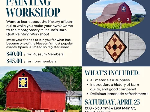 Mini Barn Quilt Painting Workshop