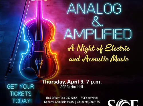 SCF Music Presents Analog & Amplified with Guitar: A Night of Electric and Acoustic Music