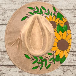 Fall Sunflower Cowgirl Hat!!