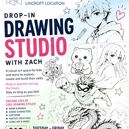 Pop-Up Drawing Studio with Zach