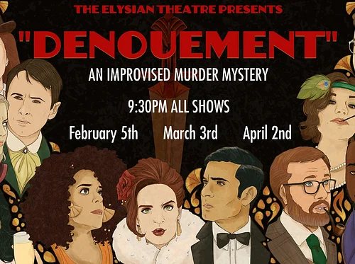 Denouement: An Improvised Murder Mystery (IN PERSON & LIVESTREAM)