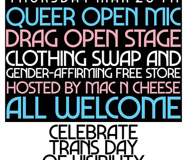 Queer Open Mic / Drag Open Stage / Clothing Swap