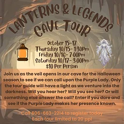 Lanterns & Legends Cave Tour at Natural Bridge State Resort Park