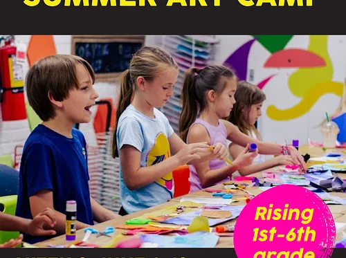 Art Camp! Week 2: June 8 – June 12, Afternoon Session: 1pm-4:30pm