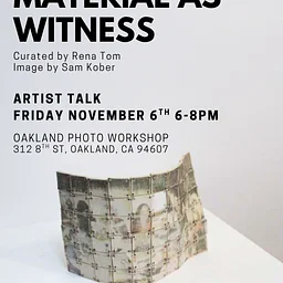 Artist Talk: Material As Witness
