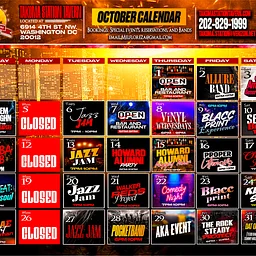 OCTOBER CALENDAR