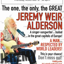 Jeremy Weir Alderson in Concert!