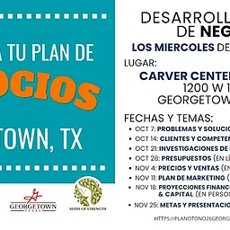 Desarrolla tu PLAN de Negocios (Georgetown, TX)