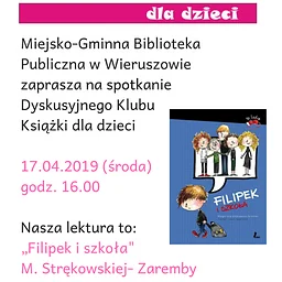 Dyskusyjny Klub Książki dla dzieci