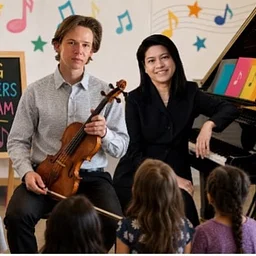 Andrés Engleman with Rowena Mariano: Young Listeners Program