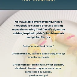 All Days Tasting Menu Experience by Chef David