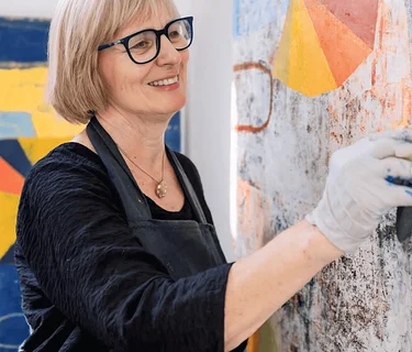 Sidle House Gallery: Cold Wax & Oil Workshop with Anne Hebebrand