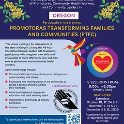 OREGON (Spanish) | Promotoras Transforming Families and Communities (PTFC)