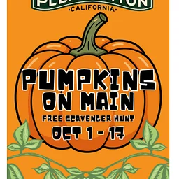 Pumpkins on Main Free Scanvenger Hunt