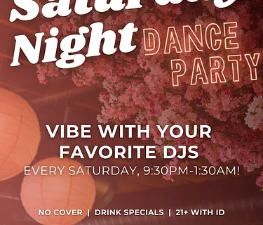 Saturday Night DJ Dance Party