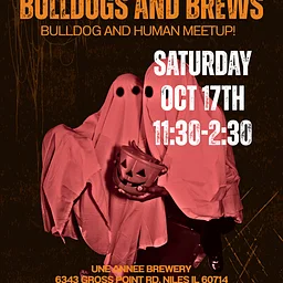Bulldogs and Brews Bulldog and Human Meetup with Chicago English Bulldog Rescue