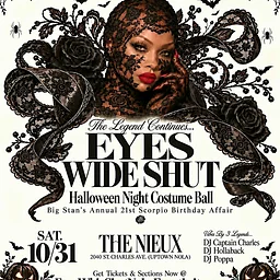 EYES WIDE SHUT HALLOWEEN COSTUME BALL & BIG STAN'S SCORPIO BIRTHDAY BASH