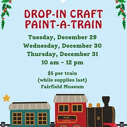 Drop-in Craft: Paint-a-Train (12/29)