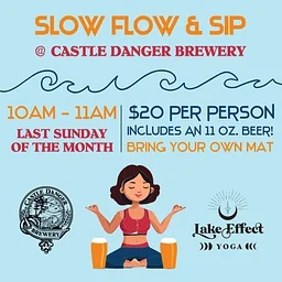 Slow Flow + Sip Yoga with Lake Effect Yoga