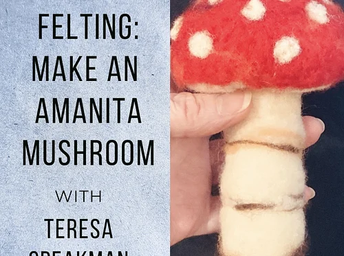 Mushroom Needlefelting Playshop