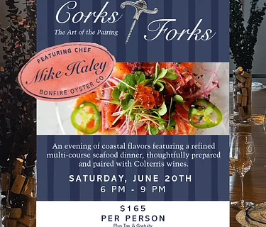 Corks & Forks: The Art of the Pairing Featuring Chef Mike Haley
