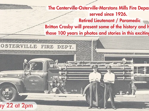 COMM FIRE DEPARTMENT-100 YEAR ANNIVERSARY History Talk w/Retired Lieutenant/Paramedic Britton Crosby
