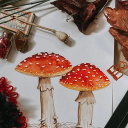 Watercolor Mushrooms with Artist Kristine Toward | Monday | November 16th 2026