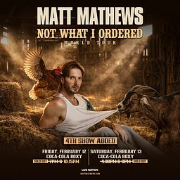 Matt Mathews at Coca-Cola Roxy