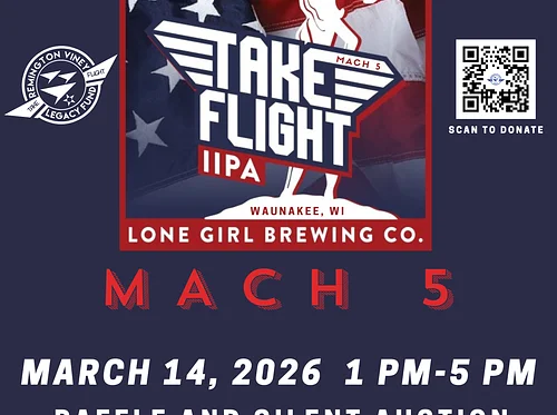 Take Flight – Mach 5 Beer Release + Fundraiser for the Remington Viney Legacy Foundation
