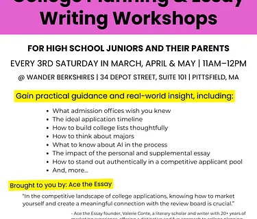 FREE College Planning & Essay Writing Workshops