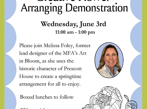 (Members Only) Creative Flower Arranging Demonstration