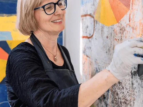 Sidle House Gallery: Cold Wax & Oil Workshop with Anne Hebebrand