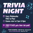Trivia Night! Every Wednesday – Cleveland, Ohio